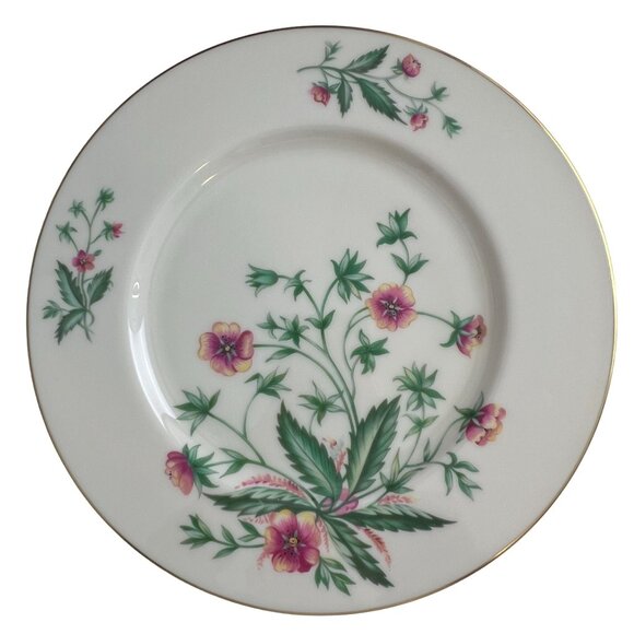 Lenox China Country Garden W302 Replacement Dinner Plate 10 3/4" Cream Gold Trim - Picture 8 of 12